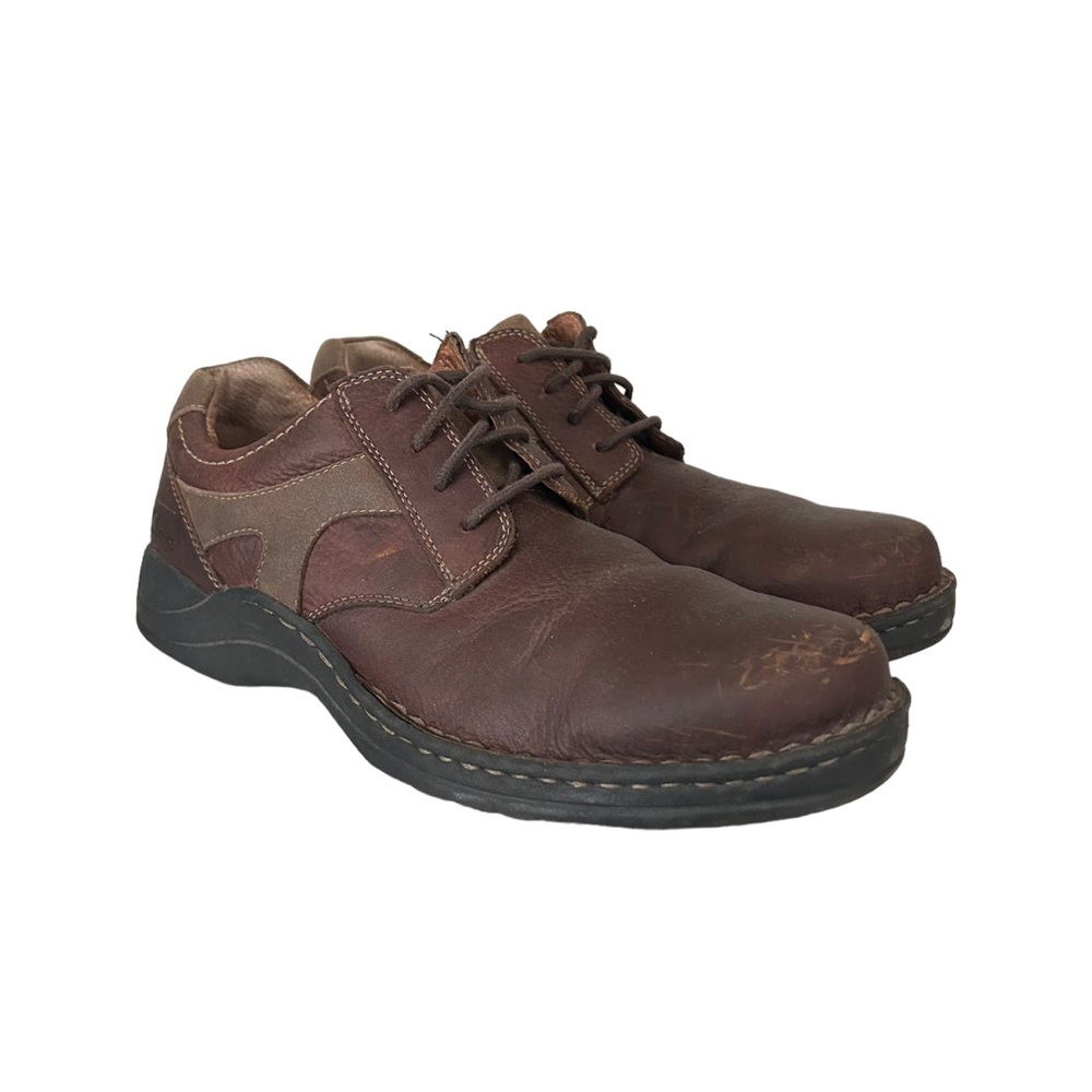 Clarks Men’s Tiger Brown Leather 78823 Oxford Lace Shoes Size 10.5